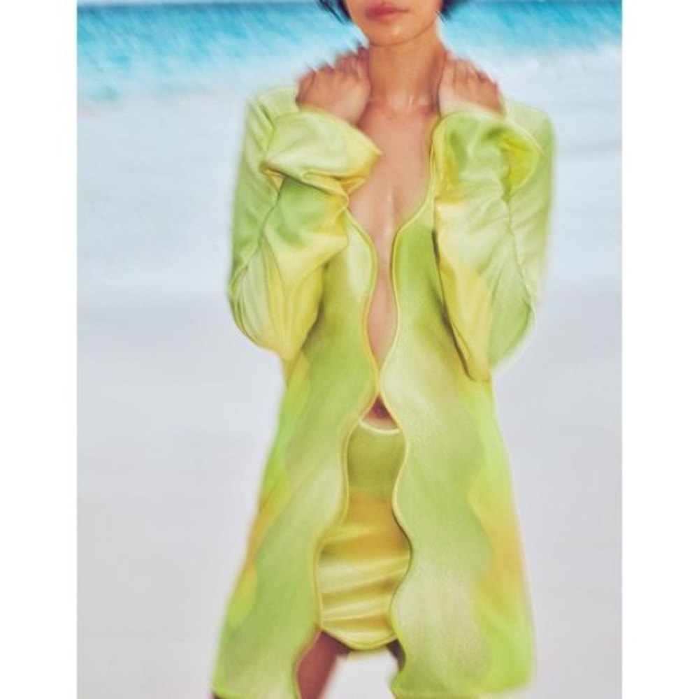 Alexis: Bia Satin Duster Top and skirt available